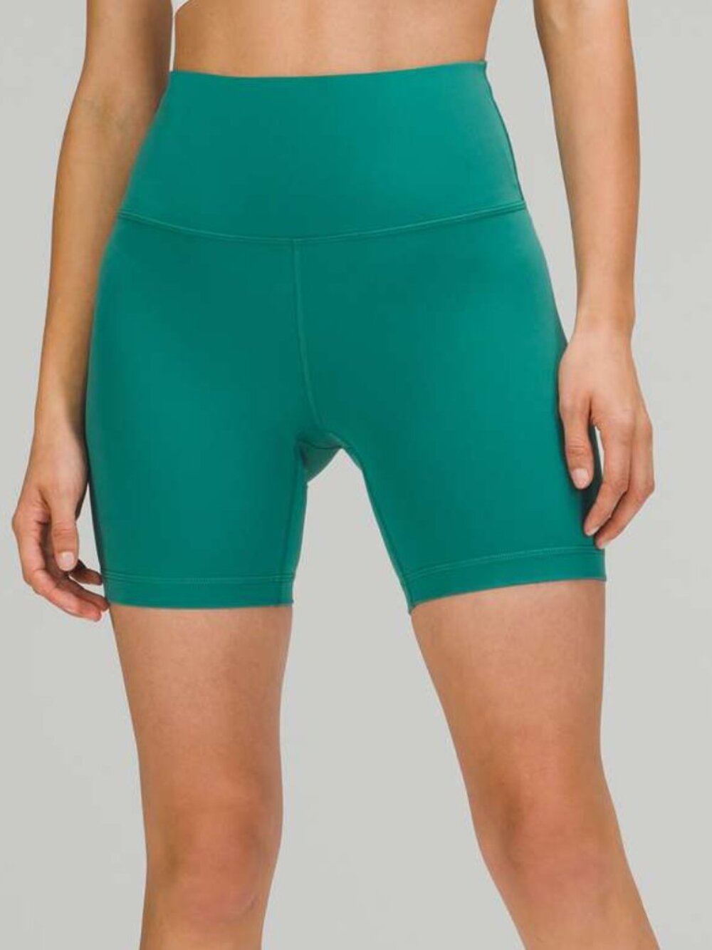 Lululemon Women's Wunder Train High-Rise Short 6" - Teal